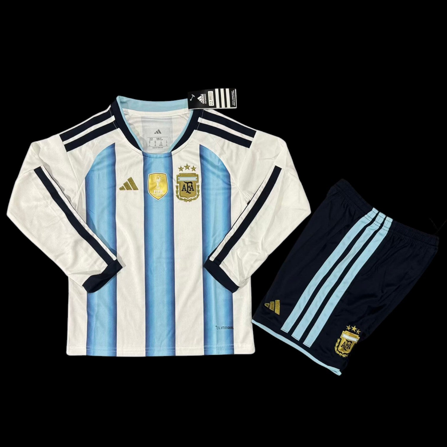 Argentine Maillot Manches Longues Domicile CDM 26 – Enfant