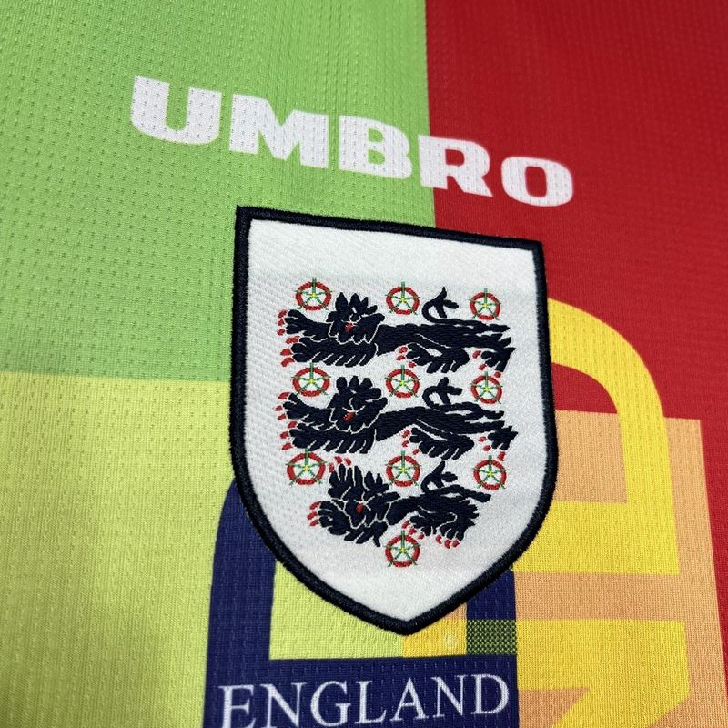 MAILLOT ANGLETERRE DOMICILE 1995/1996 VERSION MANCHES LONGUES