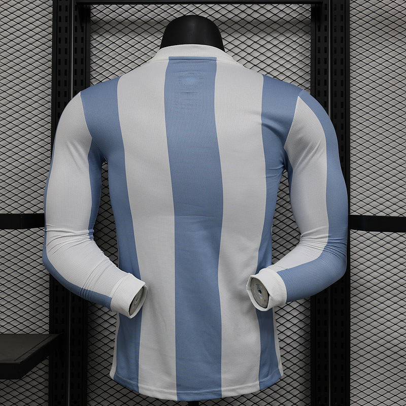 MAILLOT ARGENTINE 50th ANNIVERSAIRE VERSION MANCHES LONGUES