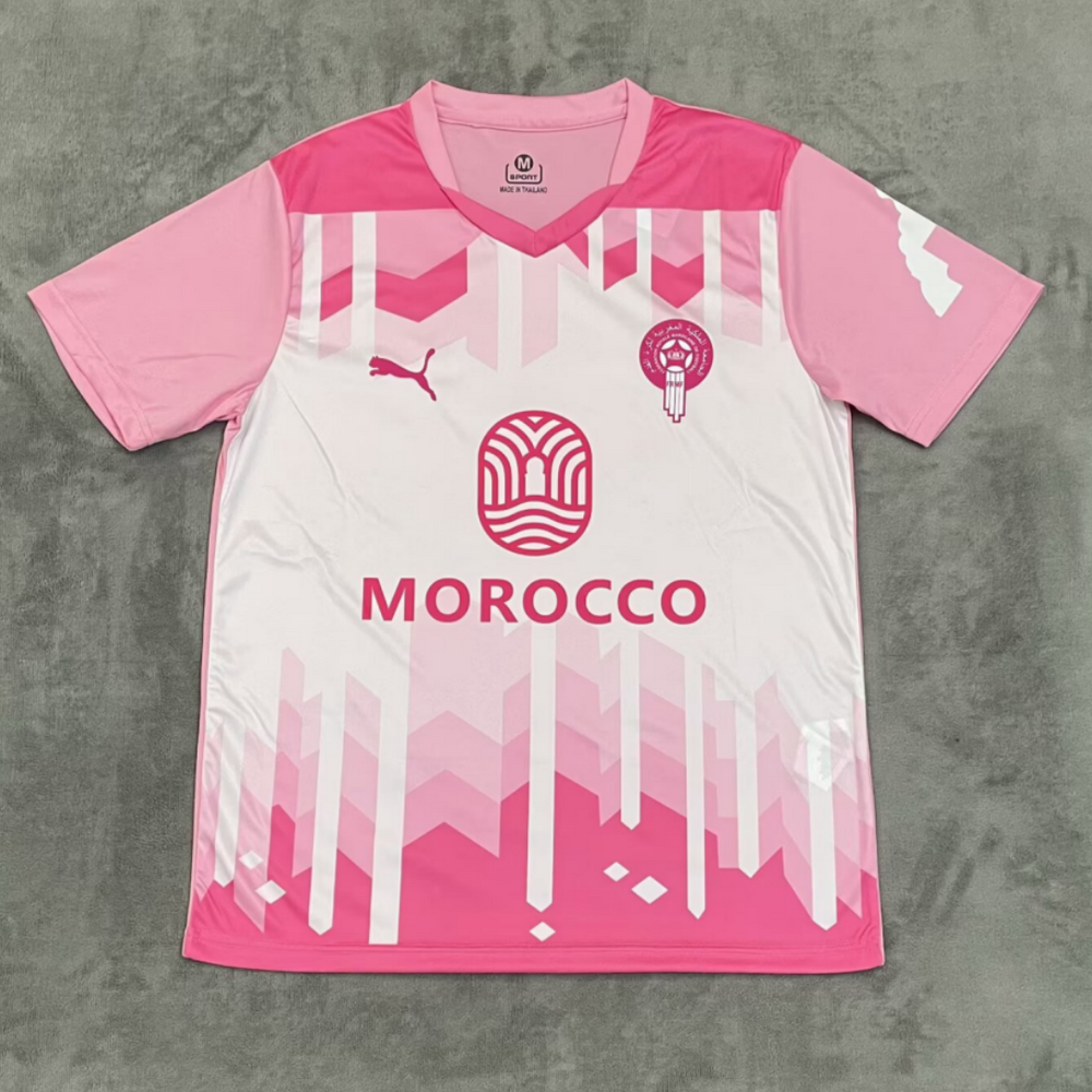 MAILLOT MAROC VERSION SPÉCIALE ROSE 2025/2026