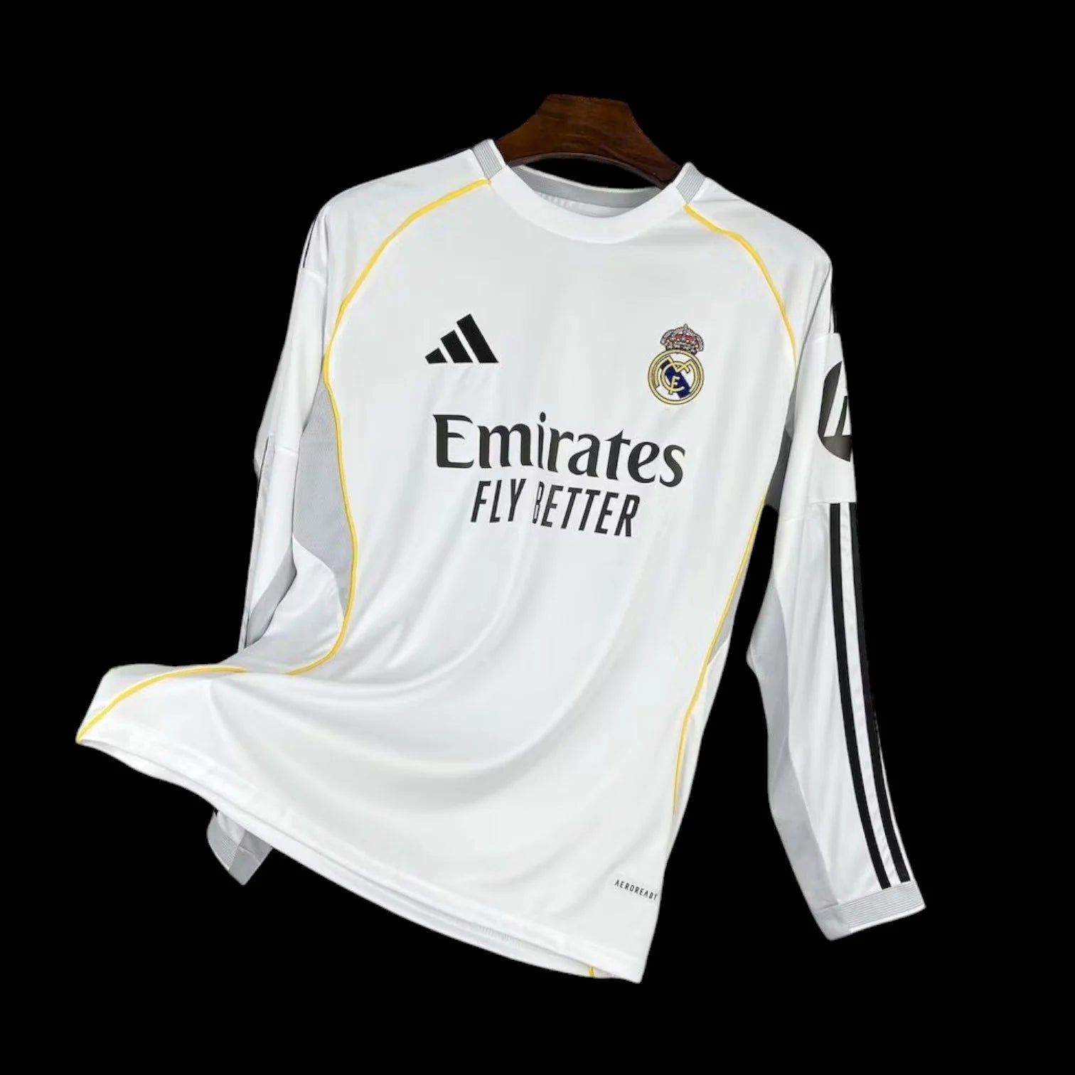R.Madrid Maillot Domicile 25/26 – Manches Longues