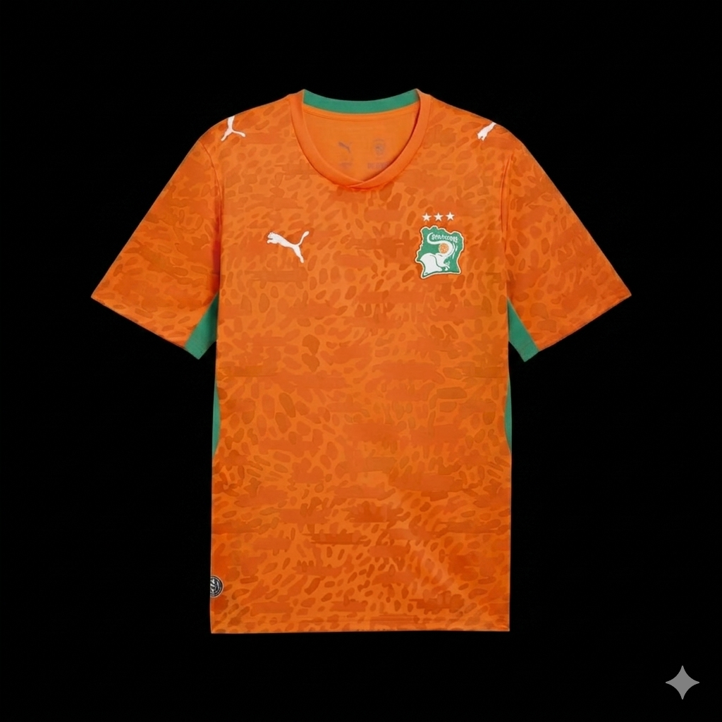 MAILLOT COTE D’IVOIRE DOMICILE COUPE DU MONDE 2026