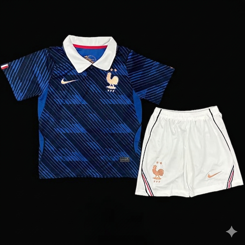 MAILLOT ENFANT FRANCE DOMICILE COUPE DU MONDE 2026