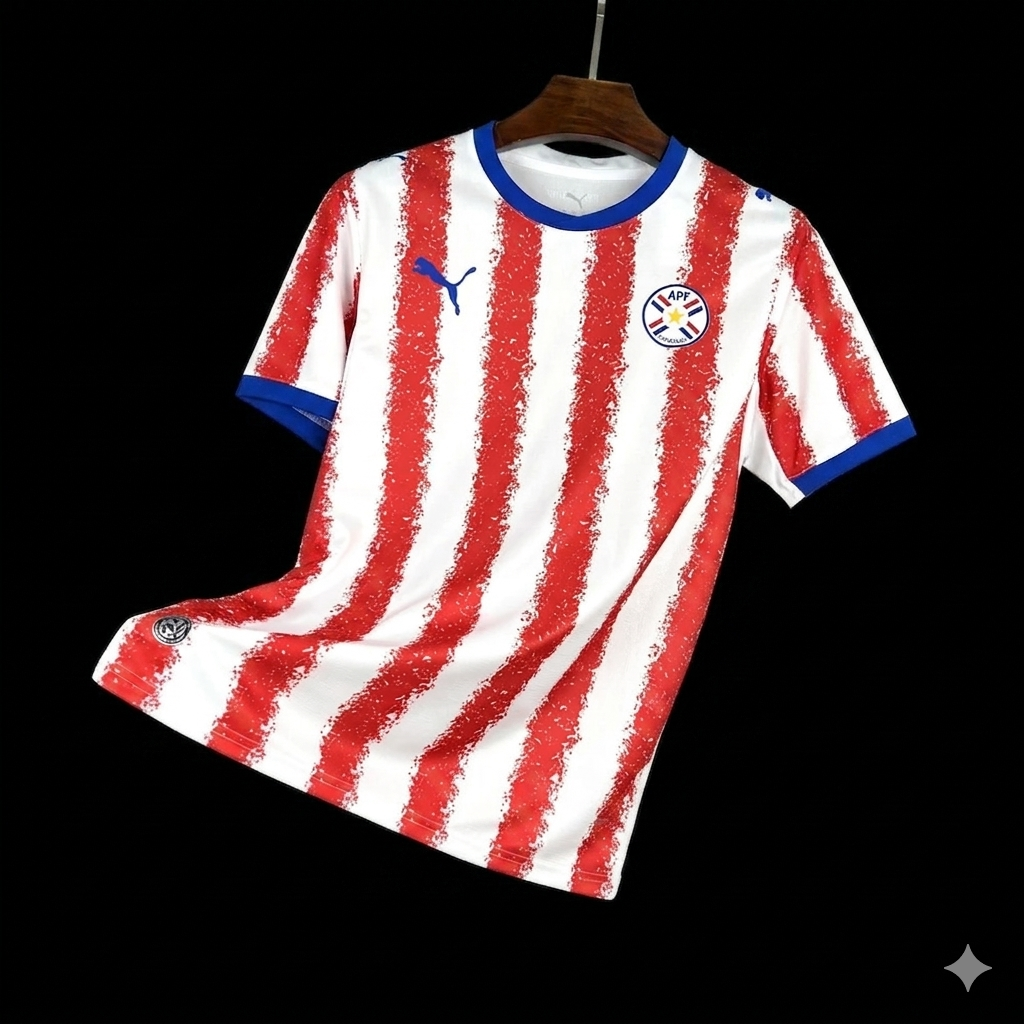 MAILLOT PARAGUAY DOMICILE COUPE DU MONDE 2026