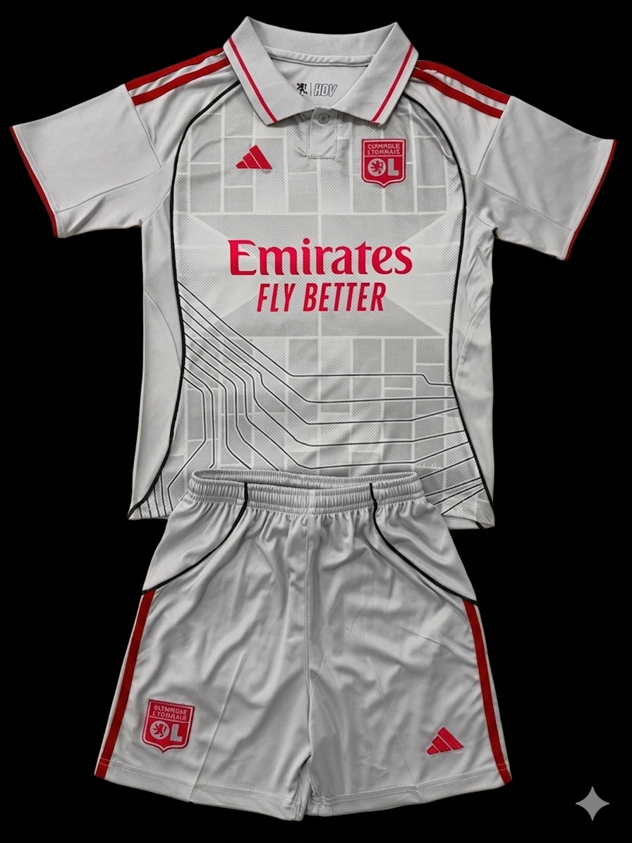 MAILLOT ENFANT OLYMPIQUE LYONNAIS THIRD 2025/2026