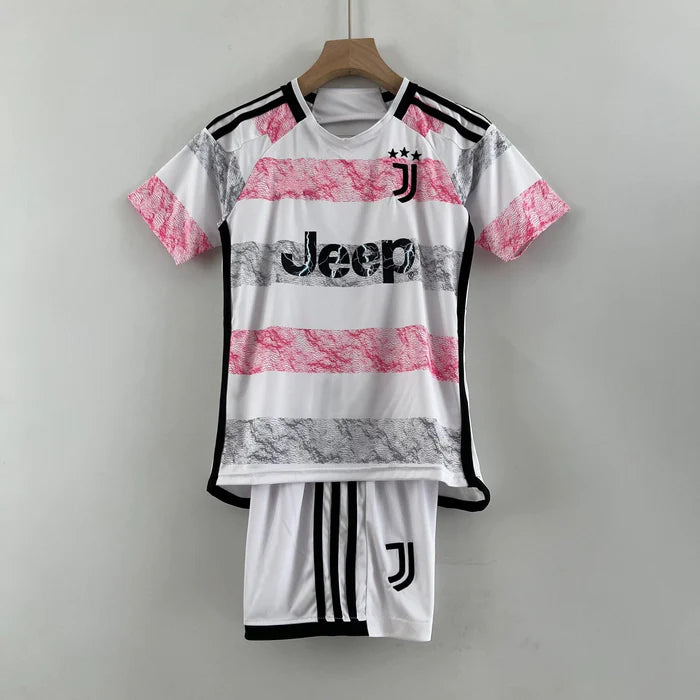 MAILLOT ENFANT JUVENTUS EXTERIEUR 2023 2024 2 3 ANS