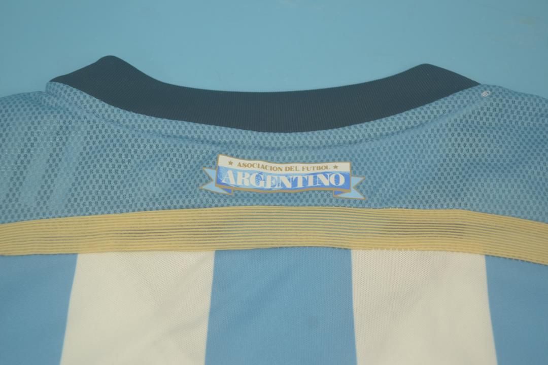 MAILLOT ARGENTINE DOMICILE 2014 VERSION MANCHES LONGUES