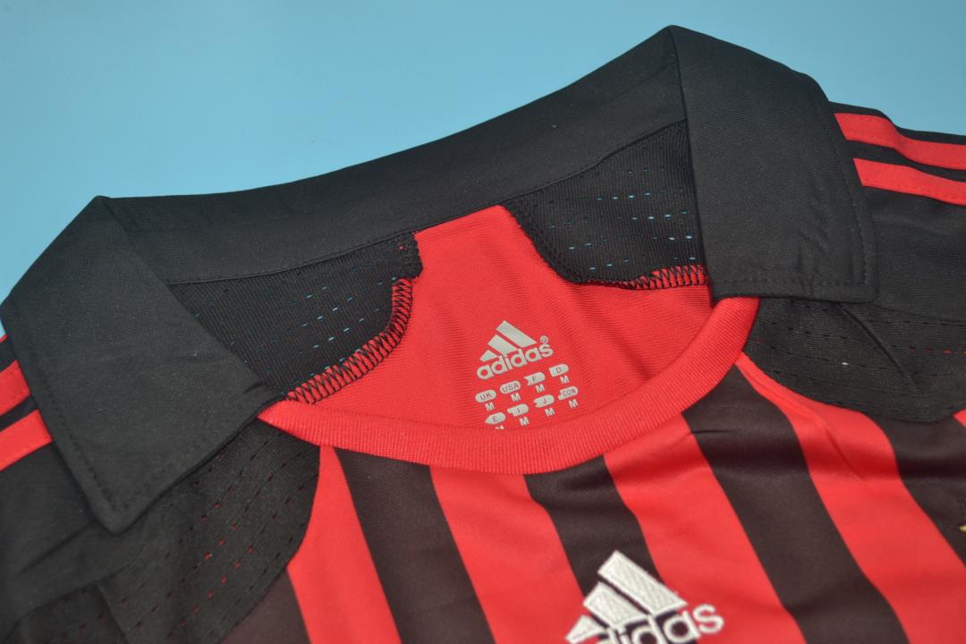 MAILLOT RETRO AC MILAN DOMICILE 2007/2008 VERSION MANCHES LONGUES