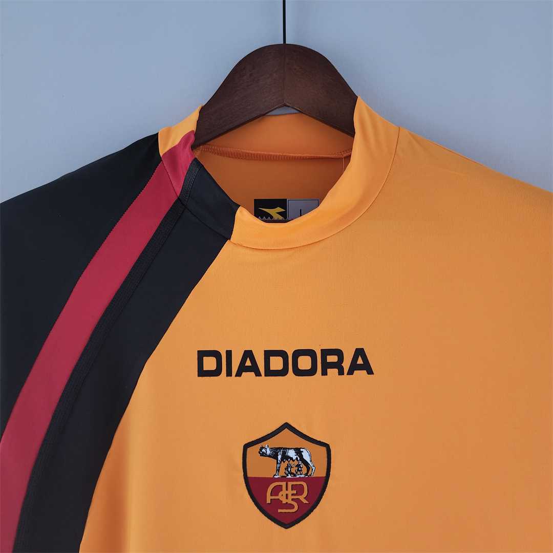MAILLOT AS ROMA DOMICILE 2005/2006 VERSION MANCHES LONGUES
