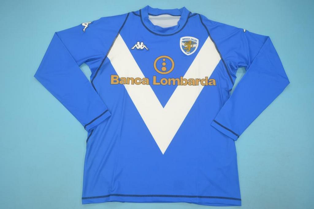 MAILLOT RETRO BRESCIA DOMICILE 2003/2004 VERSION MANCHES LONGUES