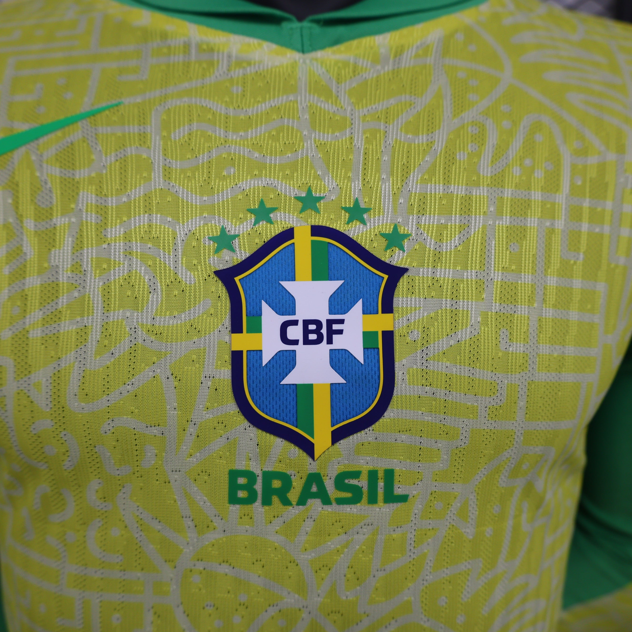 MAILLOT BRÉSIL DOMICILE 2024 VERSION MANCHES LONGUES