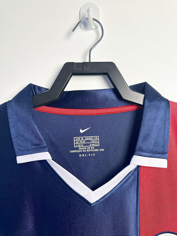 MAILLOT PARIS SG DOMICILE 2001/2002 VERSION MANCHES LONGUES