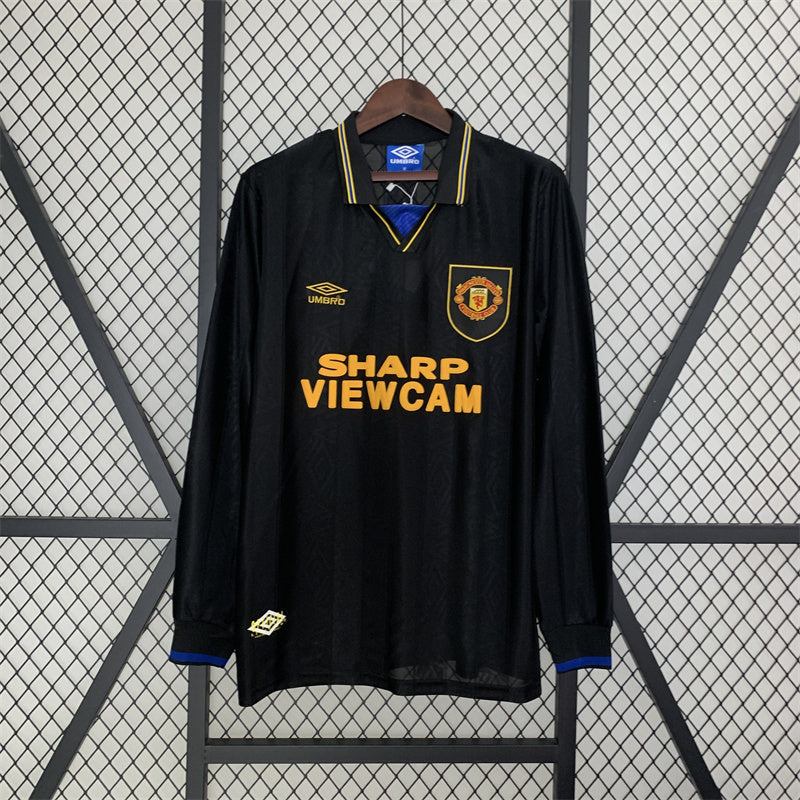 MAILLOT MANCHESTER UNITED EXTÉRIEUR 1993/1994 VERSION MANCHES LONGUES