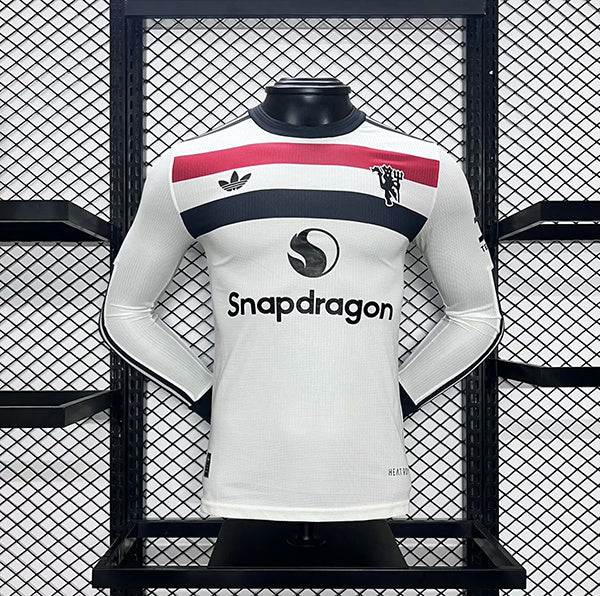 MAILLOT MANCHESTER UNITED EXTÉRIEUR 2024/2025 VERSION MANCHES LONGUES