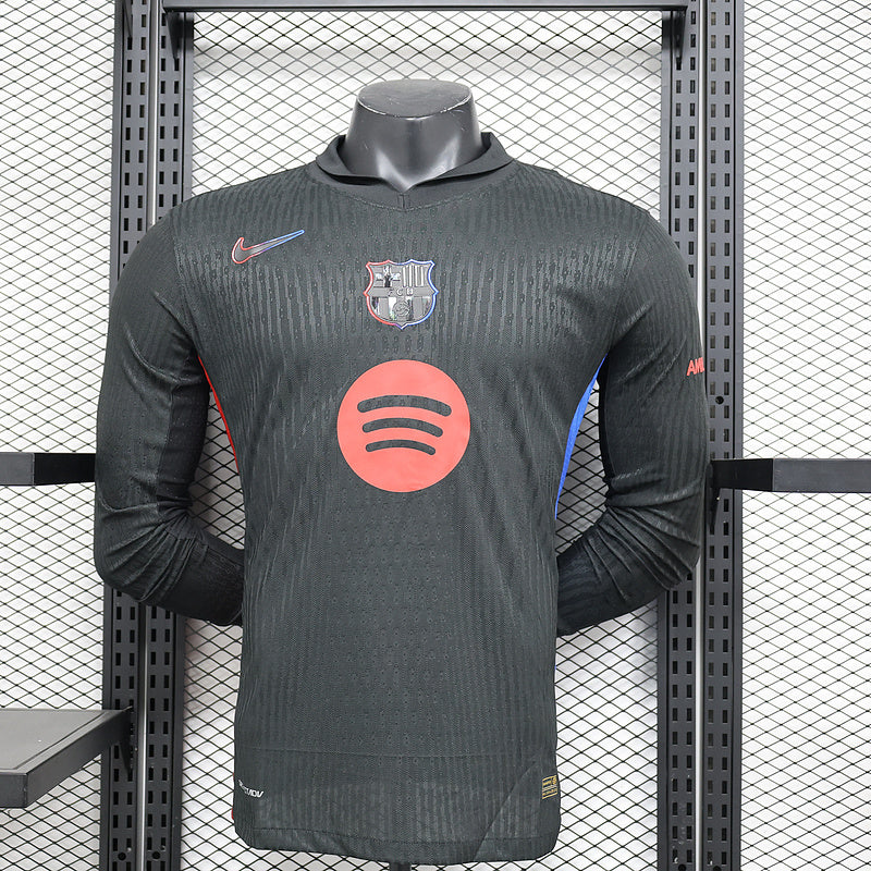MAILLOT BARCELONE EXTÉRIEUR 2024/2025 VERSION MANCHES LONGUES