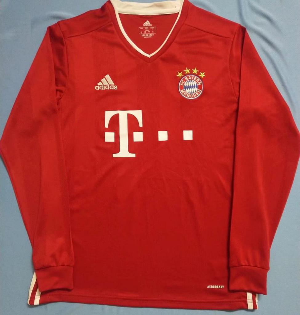 MAILLOT BAYERN MUNICH DOMICILE 2020/2021 VERSION MANCHES LONGUES