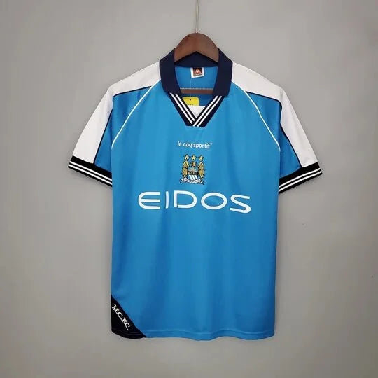 MAILLOT RETRO MANCHESTER CITY 1999 2001 S