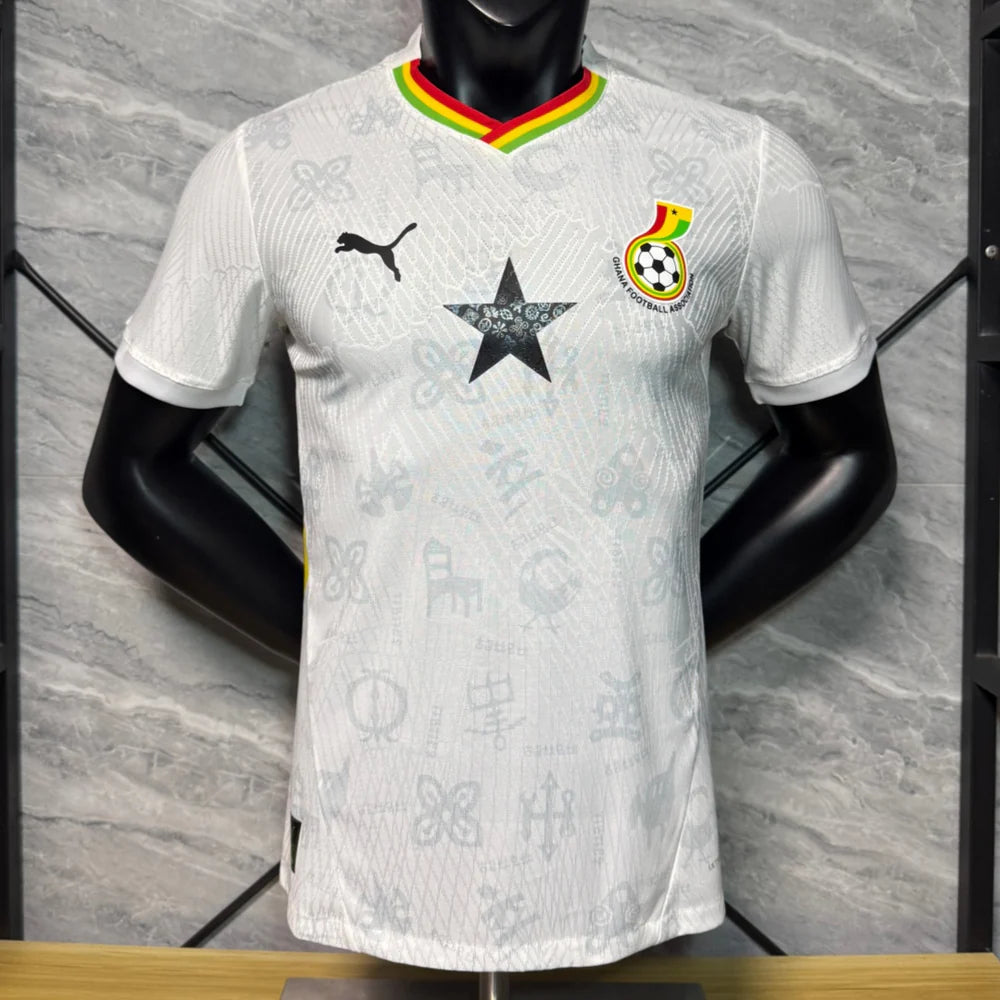MAILLOT GHANA SPÉCIAL WHITE 2025/2026