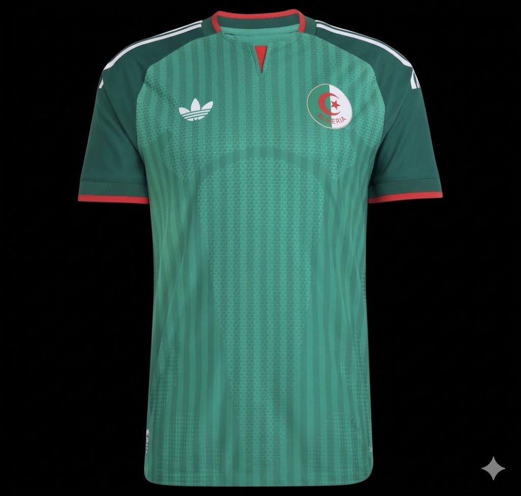 MAILLOT ALGÉRIE EXTÉRIEUR COUPE DU MONDE 2026