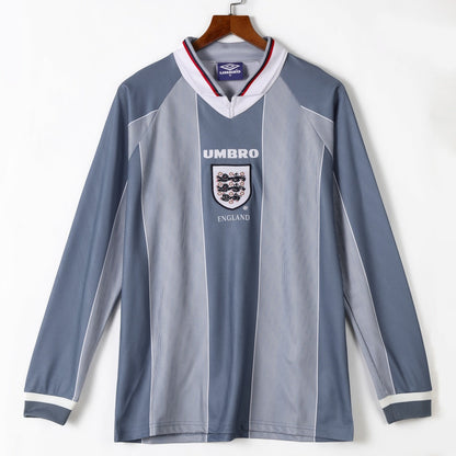 1996 Maillot Angleterre Extérieur Retro Manches Longues