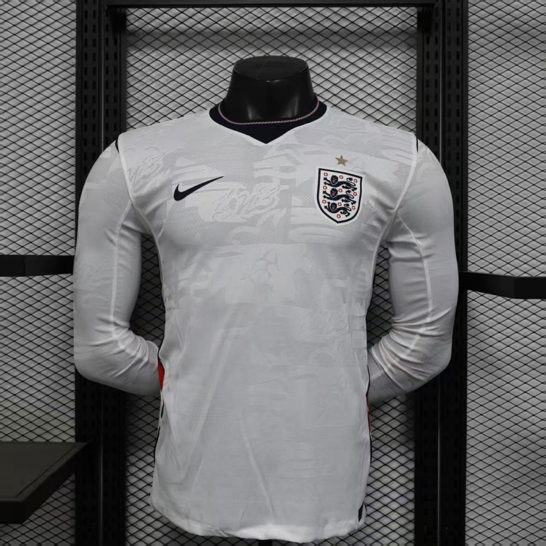 Maillot 25/26 England Domicile player Manches Longues