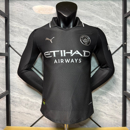 Maillot 25/26 Manchester City Extérieur player Manches Longues