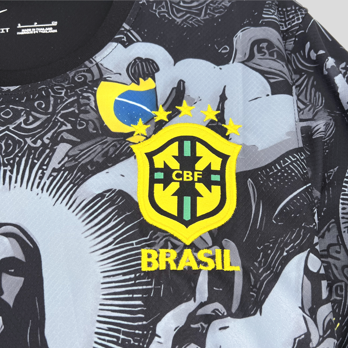 MAILLOT BRÉSIL CONCEPT  VERSION NOIR 2025/2026