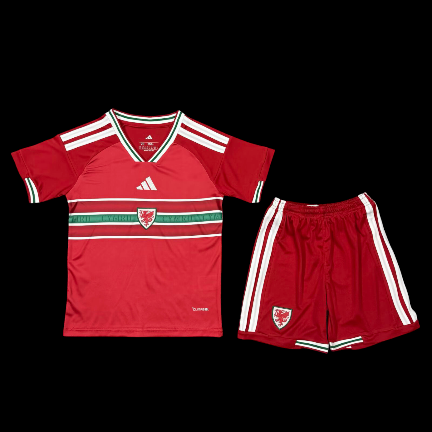 MAILLOT ENFANT PAYS DE GALLES DOMICILE COUPE DU MONDE 2026