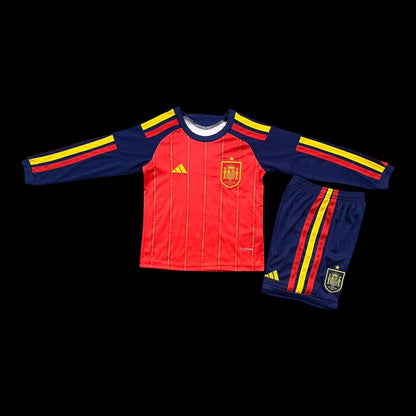 MAILLOT ENFANT ESPAGNE DOMICILE MANCHES LONGUES COUPE DU MONDE 2026