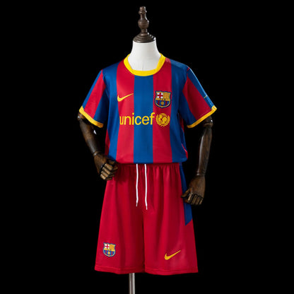 Barcelone Maillot Rétro 10/11 – Enfant
