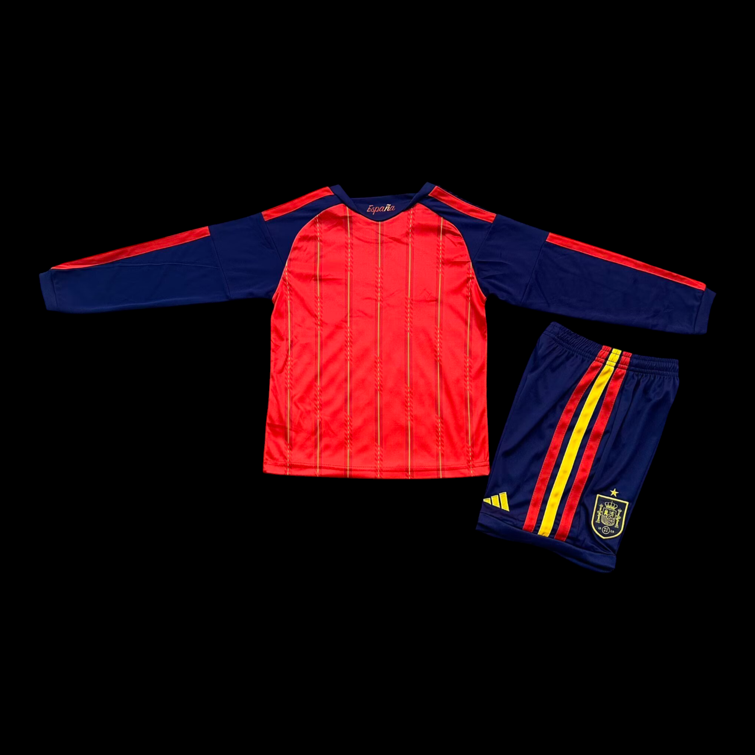 MAILLOT ENFANT ESPAGNE DOMICILE MANCHES LONGUES COUPE DU MONDE 2026
