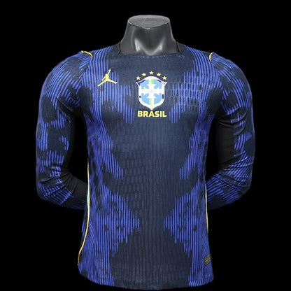 MAILLOT BRÉSIL EXTÉRIEUR MANCHES LONGUES COUPE DU MONDE 2026