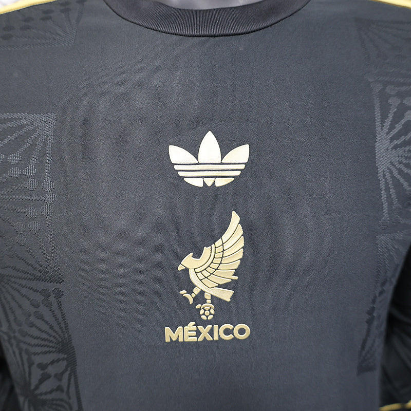MAILLOT MEXIQUE VERSION MANCHES LONGUES NOIR 2025/2026