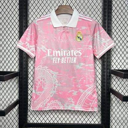 MAILLOT 25/26 REAL MADRID SPÉCIAL STYLE POLO ROSE