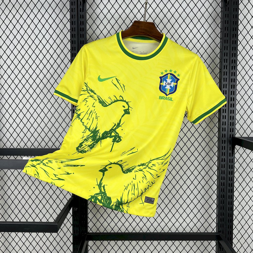 Maillot Brésil Concept Colombe Jaune 2025/2026