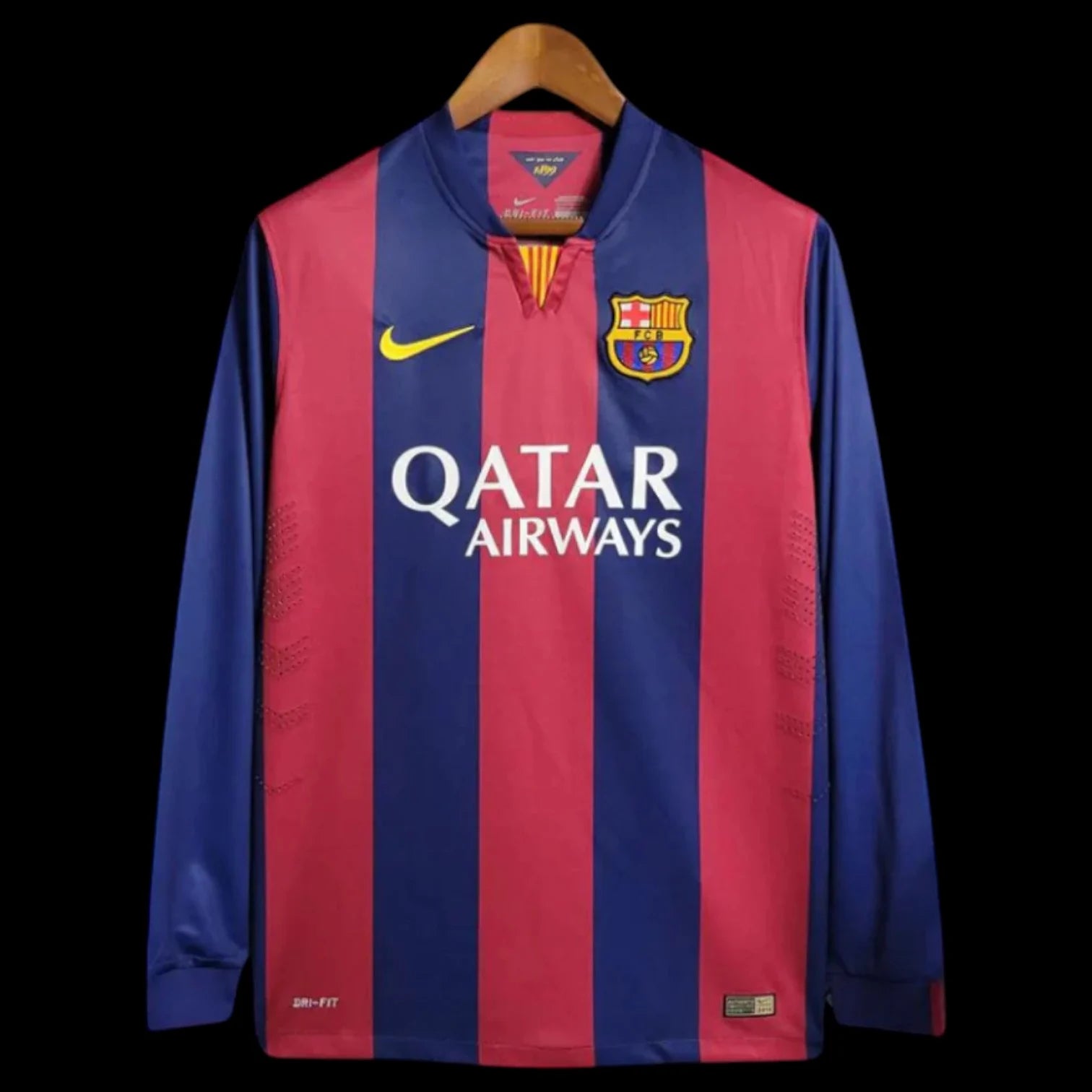 Barcelone Maillot Manches Longues Rétro 14/15