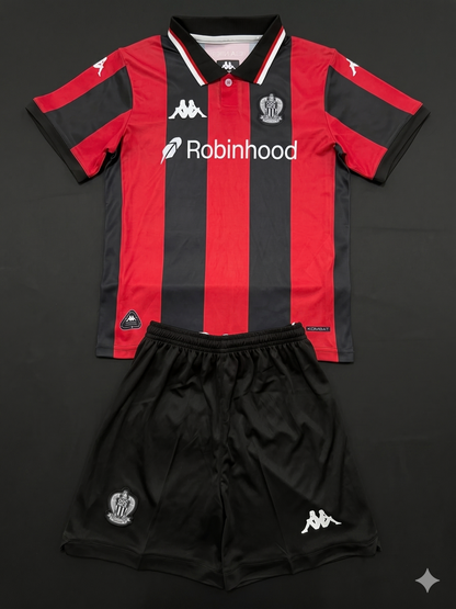 MAILLOT ENFANT NICE DOMICILE 2025/2026
