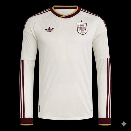 MAILLOT ESPAGNE EXTÉRIEUR MANCHES LONGUES COUPE DU MONDE 2026