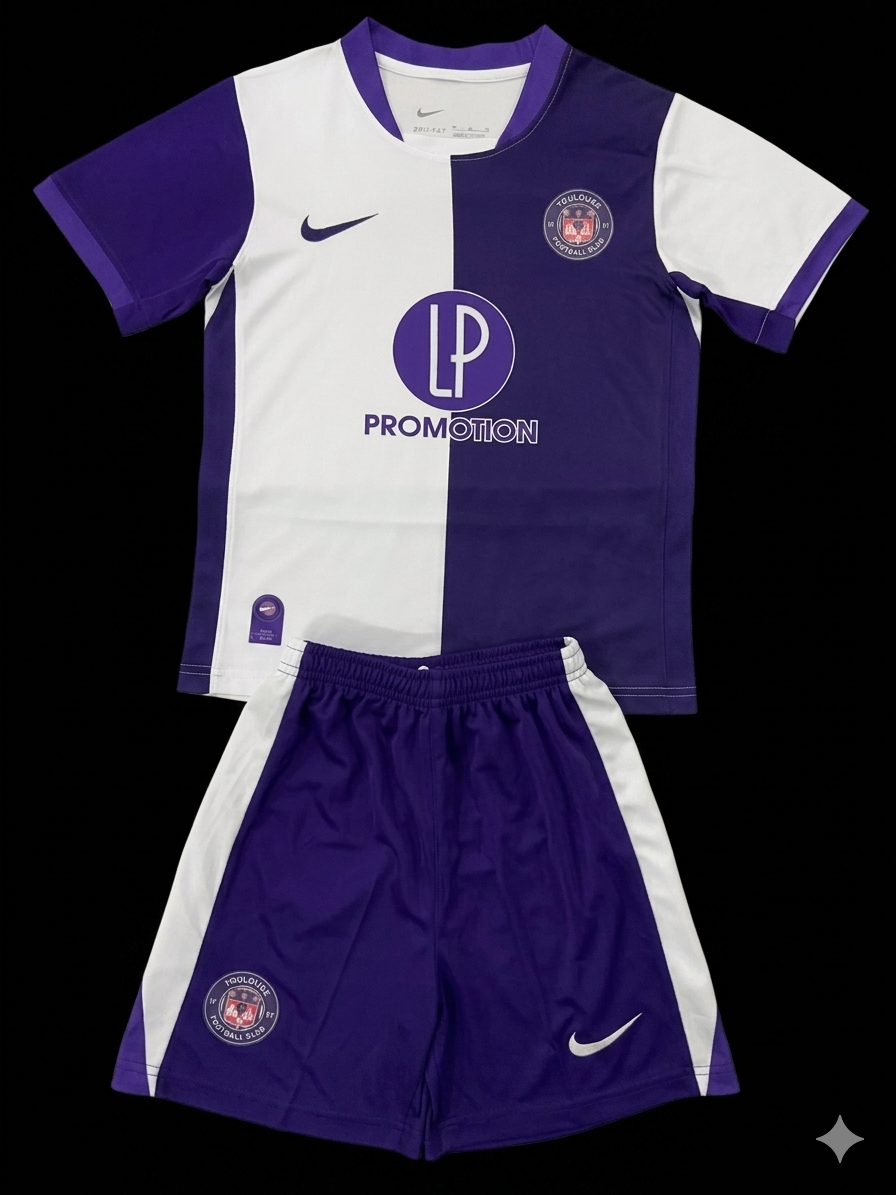 MAILLOT ENFANT TOULOUSE DOMICILE 2025/2026