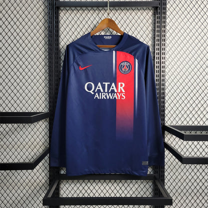 MAILLOT PSG DOMICILE 2023/2024 VERSION MANCHES LONGUES