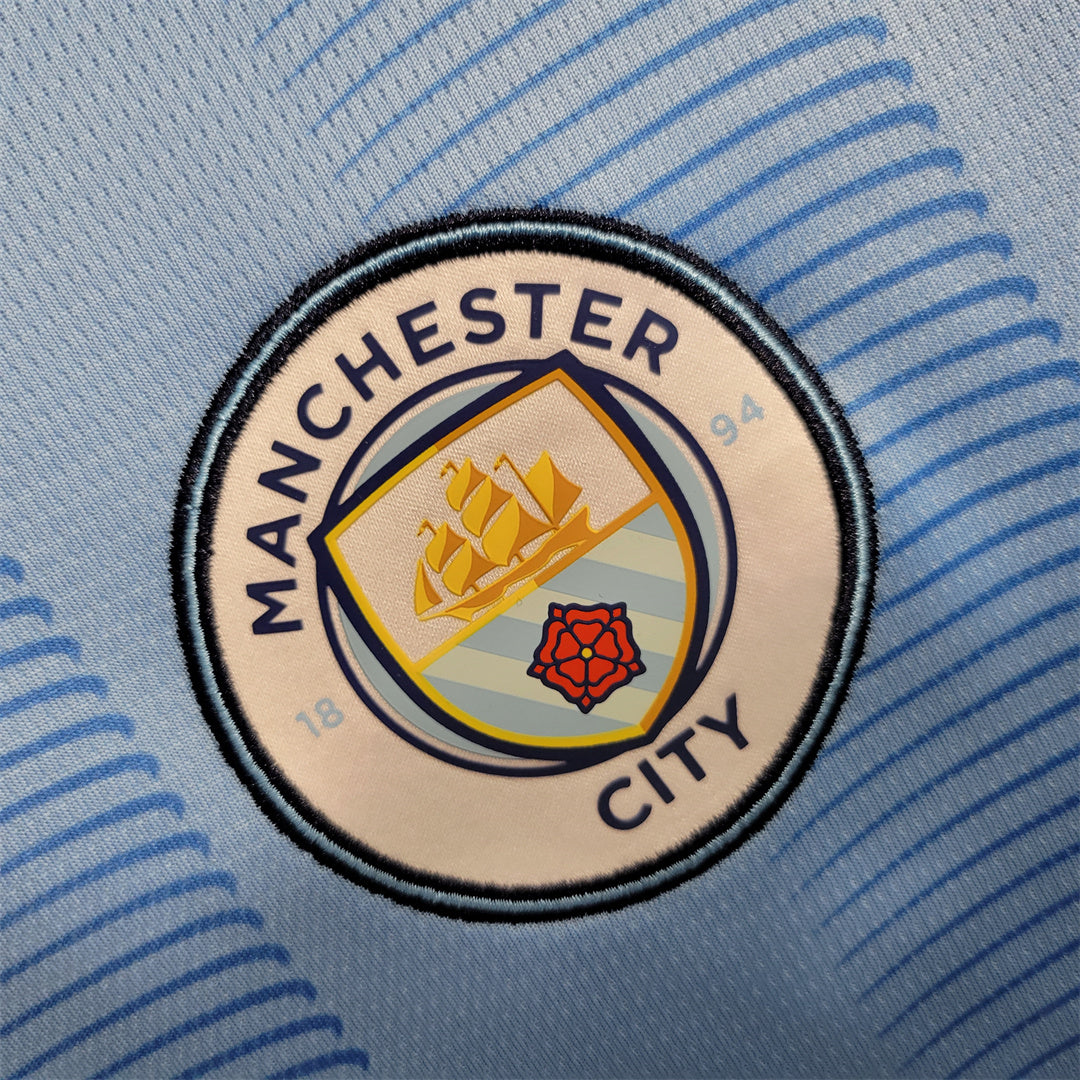 MAILLOT MANCHESTER CITY DOMICILE 2023/2024 VERSION MANCHES LONGUES