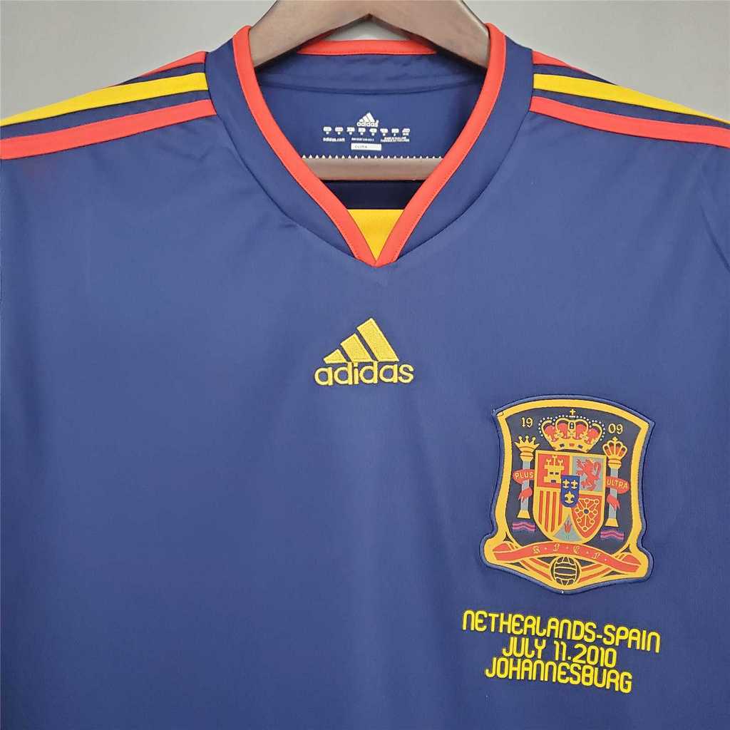 MAILLOT ESPAGNE EXTÉRIEUR 2010 VERSION MANCHES LONGUES