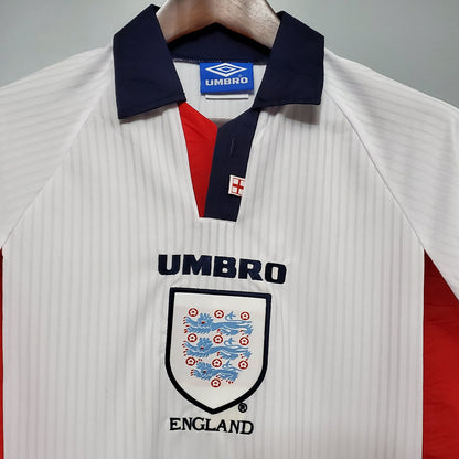 MAILLOT ANGLETERRE DOMICILE 1998 VERSION MANCHES LONGUES