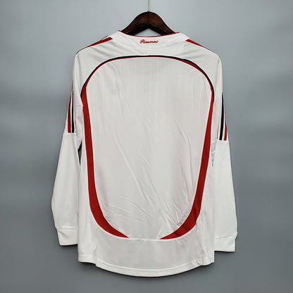 MAILLOT RÉTRO AC MILAN EXTÉRIEUR 2006/2007 VERSION MANCHES LONGUES