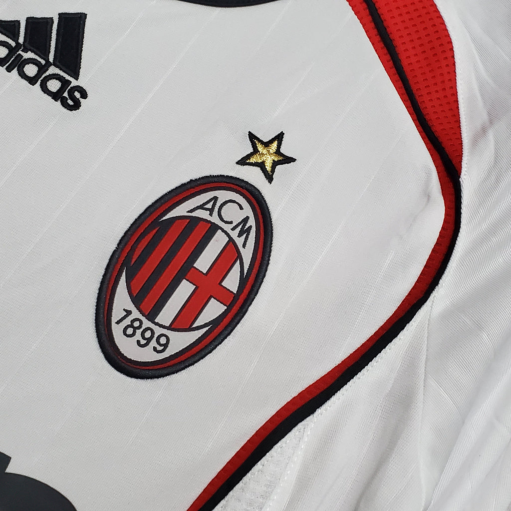 MAILLOT RÉTRO AC MILAN EXTÉRIEUR 2006/2007 VERSION MANCHES LONGUES