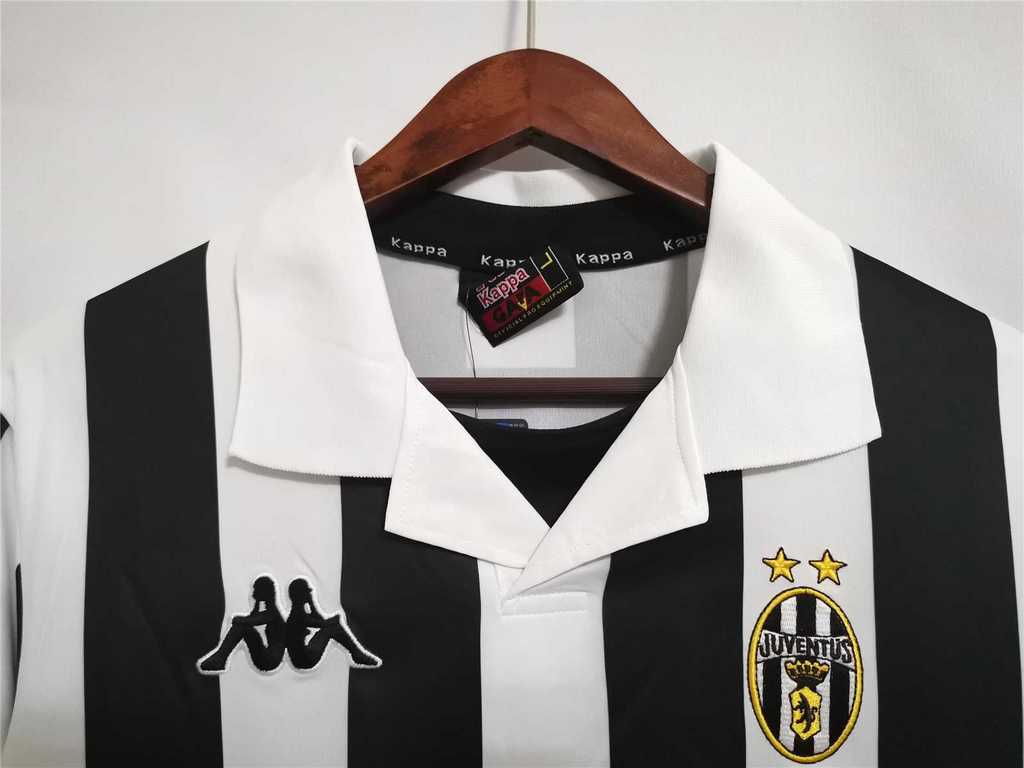 MAILLOT RÉTRO JUVENTUS DOMICILE 1999/2000 VERSION MANCHES LONGUES