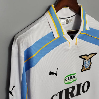 MAILLOT RÉTRO LAZIO 1998/2000 VERSION MANCHES LONGUES