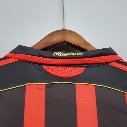 MAILLOT RÉTRO AC MILAN DOMICILE 2006/2007 VERSION MANCHES LONGUES