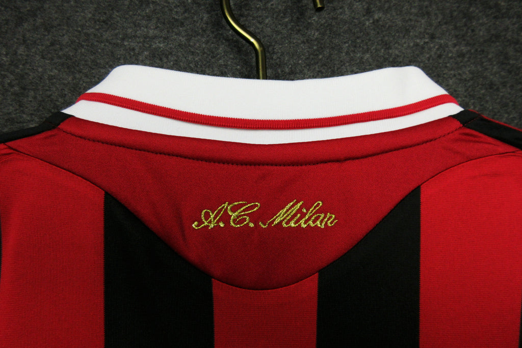 MAILLOT RETRO AC MILAN DOMICILE 2009/2010 VERSION MANCHES LONGUES