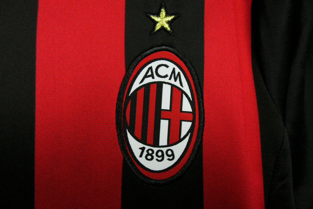 MAILLOT RETRO AC MILAN DOMICILE 2009/2010 VERSION MANCHES LONGUES